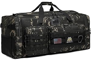 HAMBOLY 130L Extra Large Duffle Bag for Men, Heavy Duty Duffle Bag for Travel, Large Sports Gym Equipment Bag for Hockey Football Soccer Baseball Basketball & Team training, Dark CM