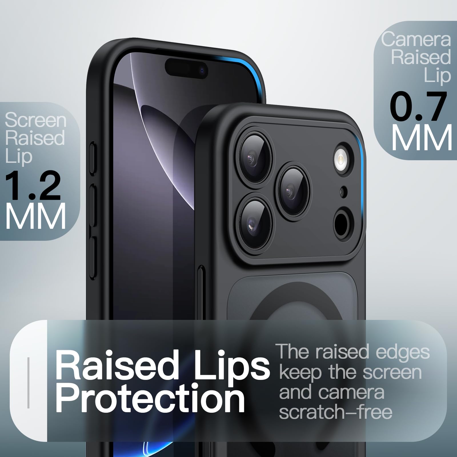 JETech Magnetic Matte Case for iPhone 17 Pro 6.3-Inch Compatible with MagSafe