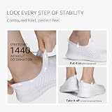 HKR Womens Nordic Walking Shoes Casual Trainers White UK6 view 4