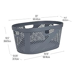 Mind Reader 40L Laundry Basket, Clothes