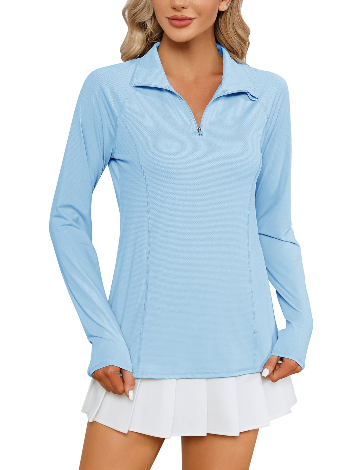 LOMON Women's Long Sleeve Shirts UPF 50+ Sun