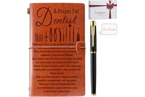 FILTEN Dentist Gift Dentist Appreciation Gifts Dental Gifts Dental Hygienist Gifts Dentist’s Prayer Journal Notebook Dentist Graduation Gift Dental Hygiene Dental Office Supplies Gifts