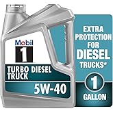 Mobil 1 Turbo Diesel Truck Full Synthetic Motor Oil 5W-40, 1 Gal