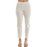 Zac & Rachel Womens Seersucker Millenium Ankle Length Pant with Front Half Pocket