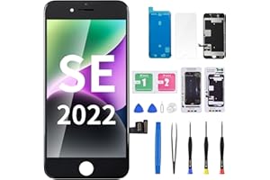 DGSCSMY for iPhone SE 3rd / 2nd Generation and for iPhone 8 Screen Replacement SE 2022 4.7" LCD Display 3D Touch SE3 Glass Digitizer with Full Repair Fix Tools Kit Waterproof Sticker Magnetic Pad