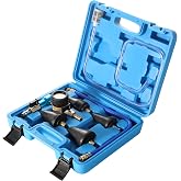 IMSTMTER Coolant Vacuum Refill Kit, Vacuum Coolant Refill Kit with Pressure Gauge, 5 Sizes Adapters, Cooling System Vacuum Purge &amp; Refill Kit for Most Vehicles