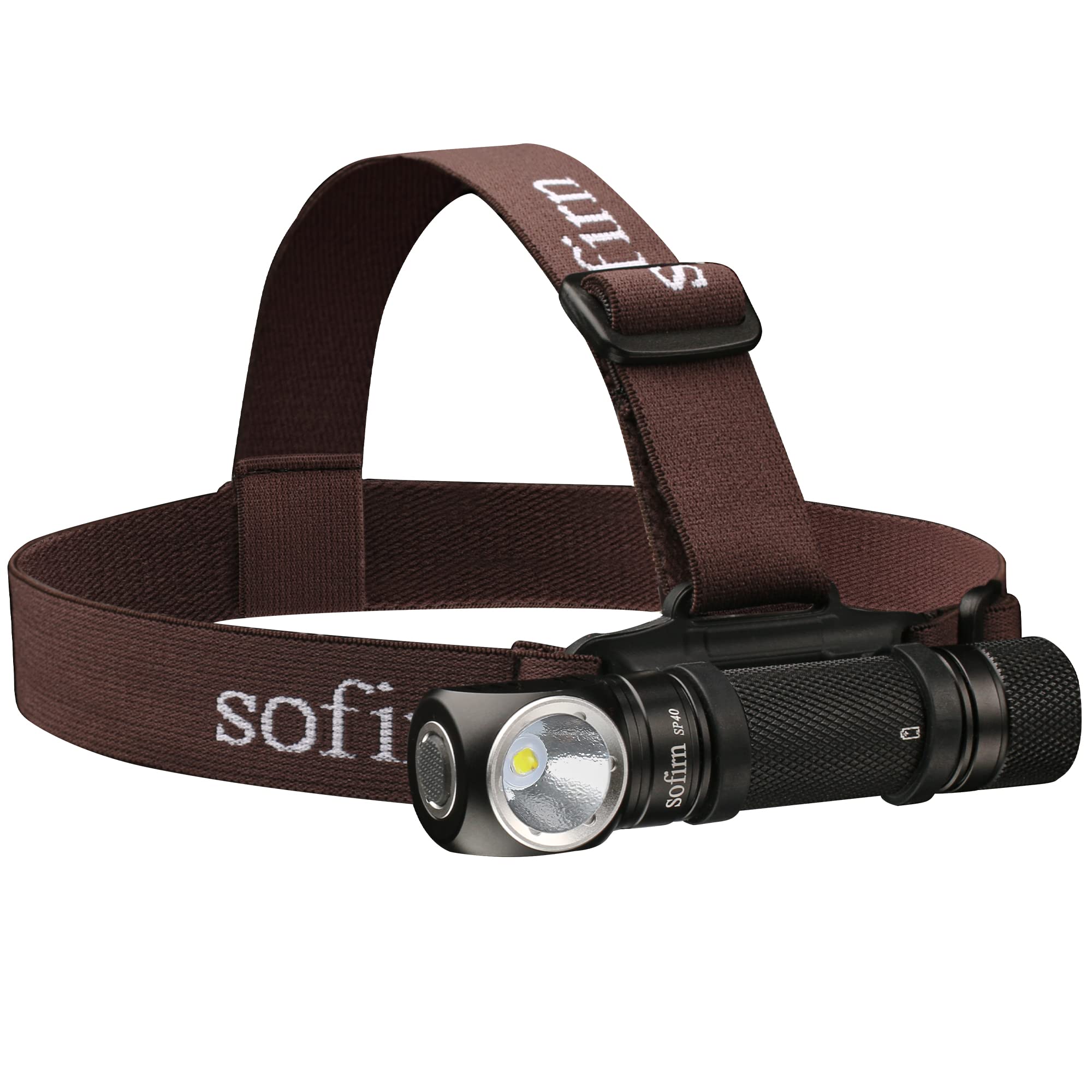 Sofirn SP40 Led Head Torch Super Bright Head Led Torch 1200 Lumen, Rechargeable Headlight with Battery for Fishing, Walking,Hiking
