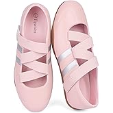 Tigeridea Sneakers for Women Fashion Retro Mary Jane Sneakers Comfortable Business Casual Tennis Shoes Lightweight Slip On Ballet Flats Footwear