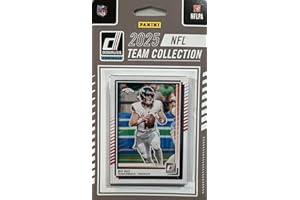 PANINI Denver Broncos 2025 Donruss Factory Sealed 11 Card Team Set Featuring Bo Nix 2nd Year Card and Hall of Famer John Elway with Rated Rookie Cards of RJ Harvey, Pat Bryant and Jahdae Barron Plus