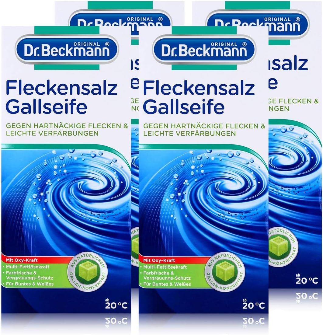 Dr. Beckmann Fleckensalz | gegen hartnäckige Flecken und leichte Verfärbungen | für die ...