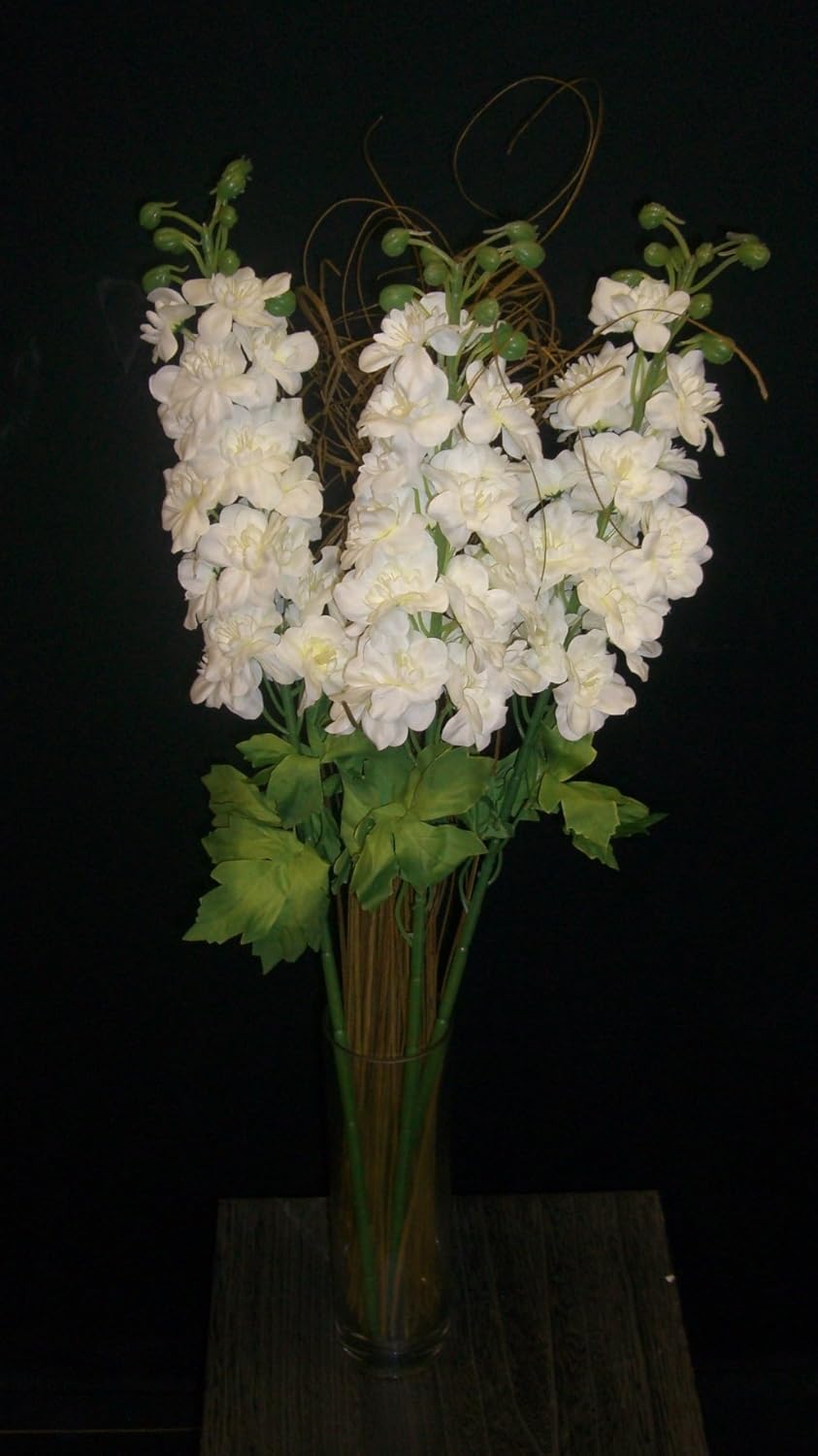 Link Products White/Cream Artificial Flower Stems up to 100cm with FREE