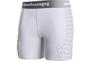 COOLOMG Girls'Softball Sliding Shorts Softball Sliding Pads Compression Padded Slider Short