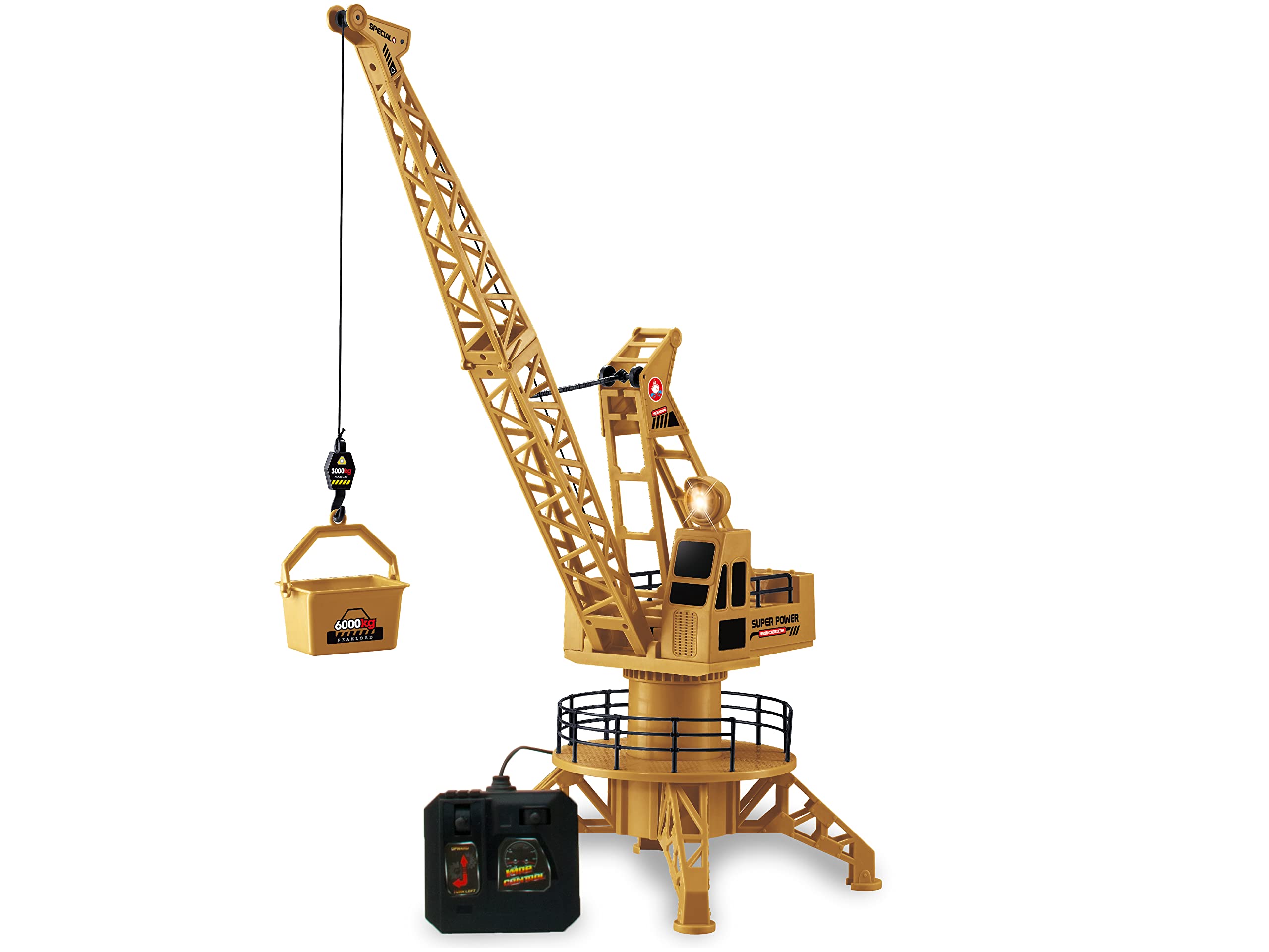 Theorema- Multifunction Crane with Lights, 360 Degree Wheel and Filoguide Remote Control, 65268