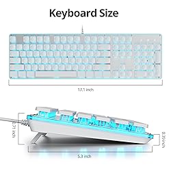 iTastatur Typewriter Keyboard 104-key White Square