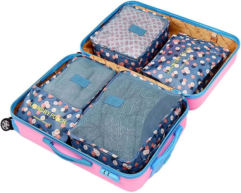 ACTLATI 6pcs/Set Storage Bags Clothes Underwear Packing