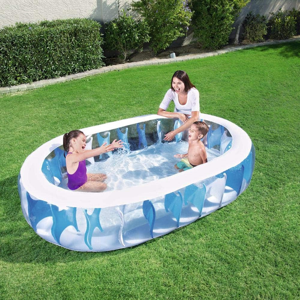 oval inflatable pool