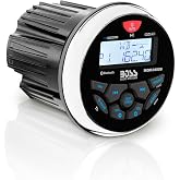 BOSS Audio Systems MGR350B Amplified Bluetooth Boat Gauge Receiver, No DVD
