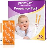 Premom Early Detection Pregnancy Test Strips 20 Count 10 mIU/ml Sensitive