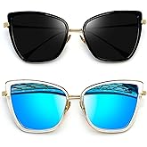 Joopin Oversized Cateye Sunglasses for Women Fashion Cat Eye Sun Glasses UV Protection Ladies Shades Sunnies