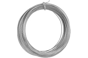 SAVITA 32.5 Feet (10m) Picture Hanging Wire for Mirrors, Clock, Art Work, Photo Frame, Metal