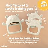 Infatot Teething Mittens 2-Pack Koda Koala Baby Teether Cream view 4