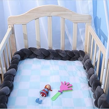 braided crib bumper amazon