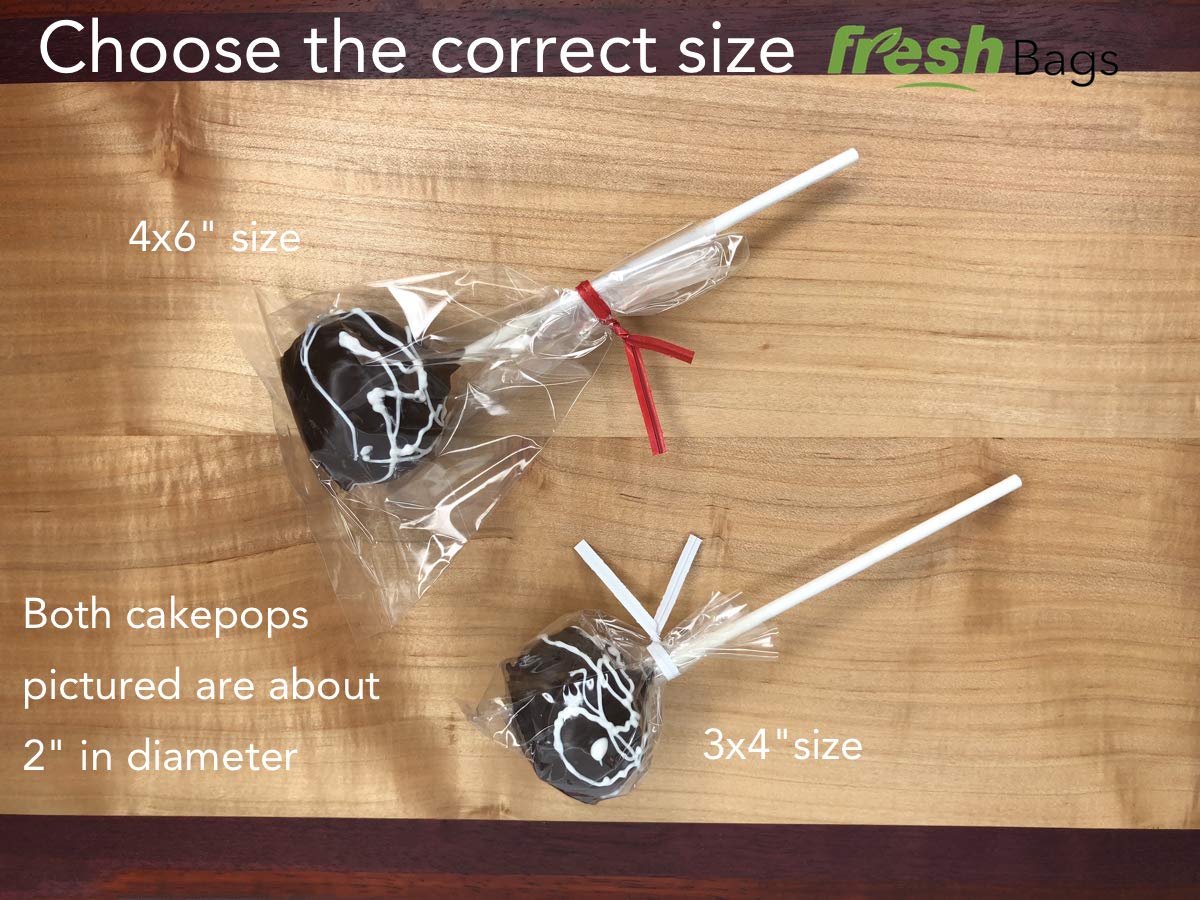 100 Stück Klare Snackbeutel 3x4 Zoll Mit 100 Twist Produktbild-Vorschau 10