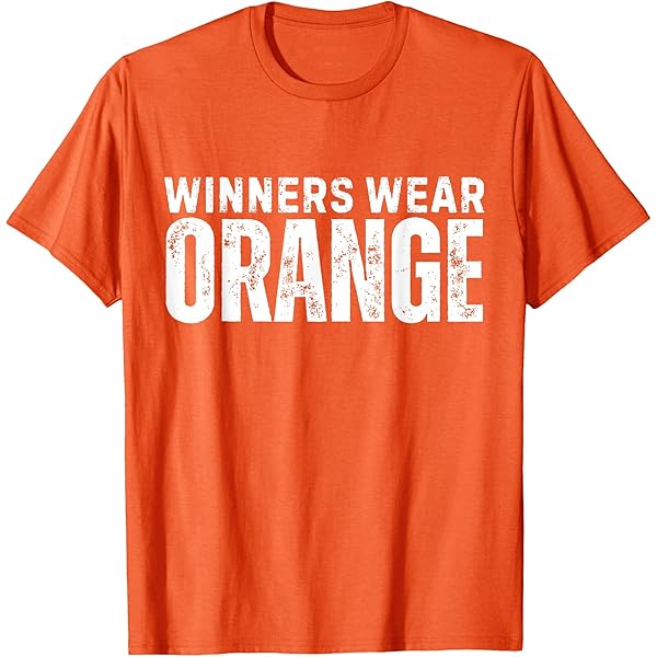 Amazon.com: Winners Wear Orange Team Spirit Week Game Color Sports