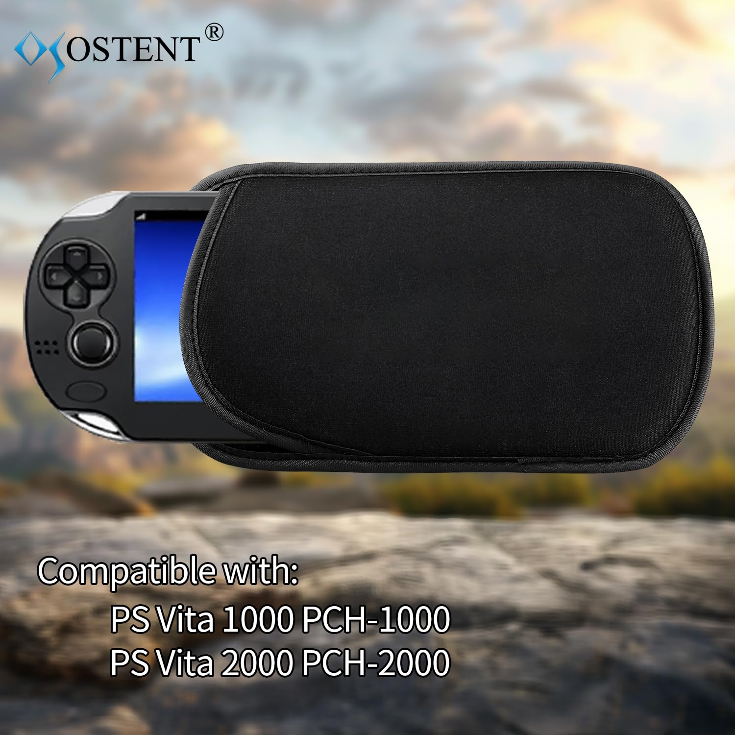 OSTENT Protective Soft Travel Carry Cover Case Bag Pouch Sleeve for Sony PS Vita PSV