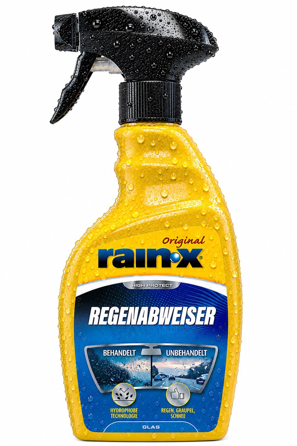 Rain-X Regenabweiser für Autoscheiben, Windschutzscheiben & Glas - 500 ml