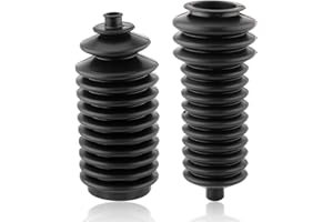 Carbbia A Pair of Steering Rack Boots 5412012 5412013 Black for Polaris Ranger RZR 400 500 570 700 800 900 1000 Driver & Pass
