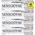 SENSODYNE Advanced Whitening Toothpaste, 6.5 oz, 4-Pack
