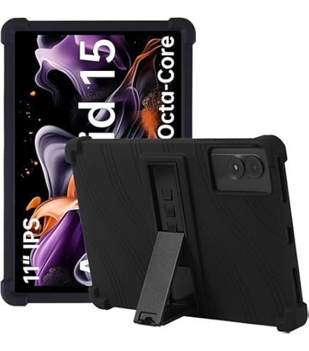 Kids Soft Silicone Case For Teclast P50 P50S 11 Inch 2024 M50 Pro M50HD 10.1 T60 12 Inch Rotation Stand Full Protection Cover - 7 - View #9