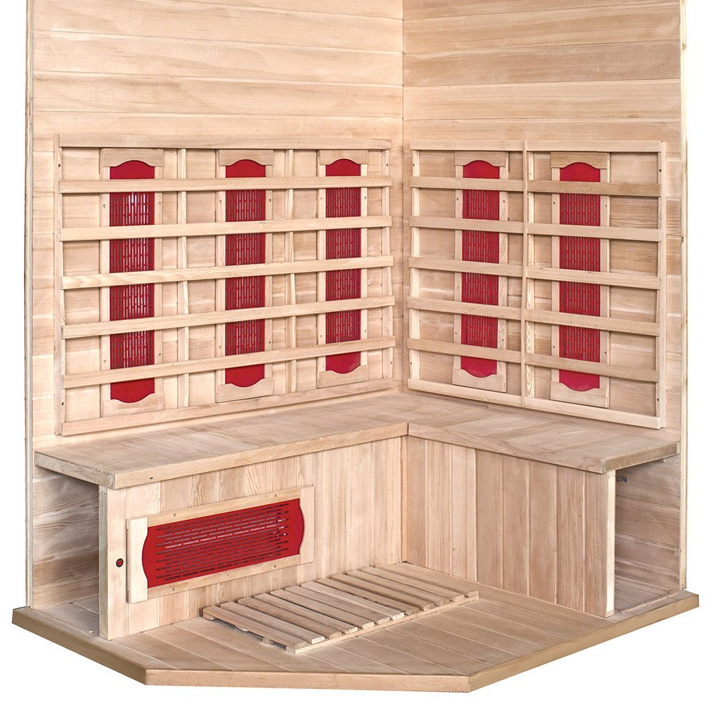 Die Entspannung einer Infrarotkabine