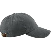 Adams Optimum Pigment Dyed Twill Cap (Charcoal) (All)