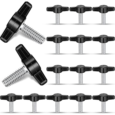 Carbon Steel Threaded Knurled Thumbscrew, 10 PCS M4 X 10 Mm Mount Bolts - View #11