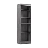 Bestar Pur Closet Organizer, 25-inch Bark Gray Oak