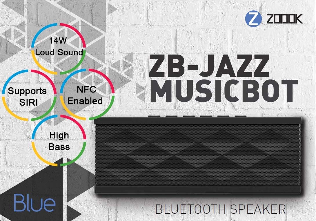 zoook jazz blaster 30w bluetooth speakers