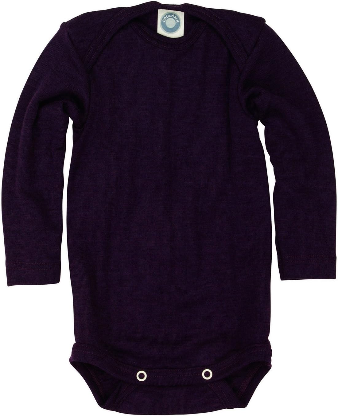 CosilanaBaby Bodysuit Long Sleeve, 70% Organic Wool, 30% Silk