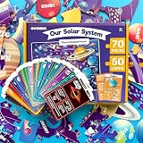 QUOKKA Giant Space Puzzle 70 pc 90x60 cm Floor Puzzle for Kids 3-5 view 7