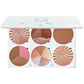 OFRA Pro Palette On The Glow 3-in-1 Face Makeup | Blush, Bronzer &amp; Highlighter, Powder Contour Palette, Integrated Mirror, Travel-Friendly, Cruelty-Free