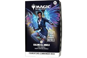 Magic: The Gathering Foundations Commander Deck - Calling All Angels | 100-Card Deck + Accessories