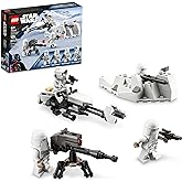 LEGO Star Wars Snowtrooper Battle Pack 75320 Set, Building Toy with 4 Figures, Blasters and Speeder Bike, Gift Idea for Grandchildren, Kids, Boys and Girls Ages 6 and Up