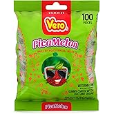 Vero Picamelon Watermelon Gummies with Chili, Mexican Candy, 100 Count