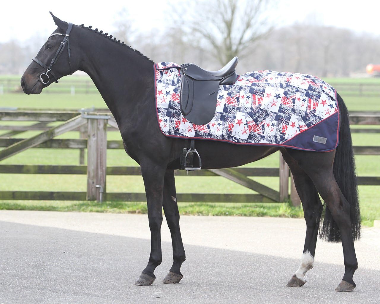 Exercise Sheet Waterproof with Saddle Cut-Out