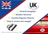 Rubigo UK Magnetic Car Sticker for Europe 18x13.3 cm DVLA Legal Weatherproof view 5