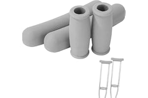 Replacement Crutch Pads, ANCKNE Harm Crutches & Hand Grips Pads, Fits Standard Aluminium Crutches 4 Piece Set