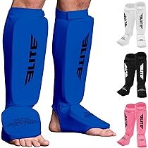 FIVING Espinilleras Para Kickboxing, Muay Thai, Artes Marciales Mixtas, Protección De Espuma En El Empeine, Protector De Pies Para Artes Marciales, Combate, Equipo De Boxeo... (mediano, Negro Y Blanco