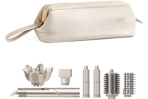 Linpr Travel Storage Bag for Dyson Airwrap/Shark Flexstyle Complete Styler and Attachments, Portable Handheld Travel Case, Waterproof Hair Dryer Carrying Case, Organizer Bag with Large Opening (White)