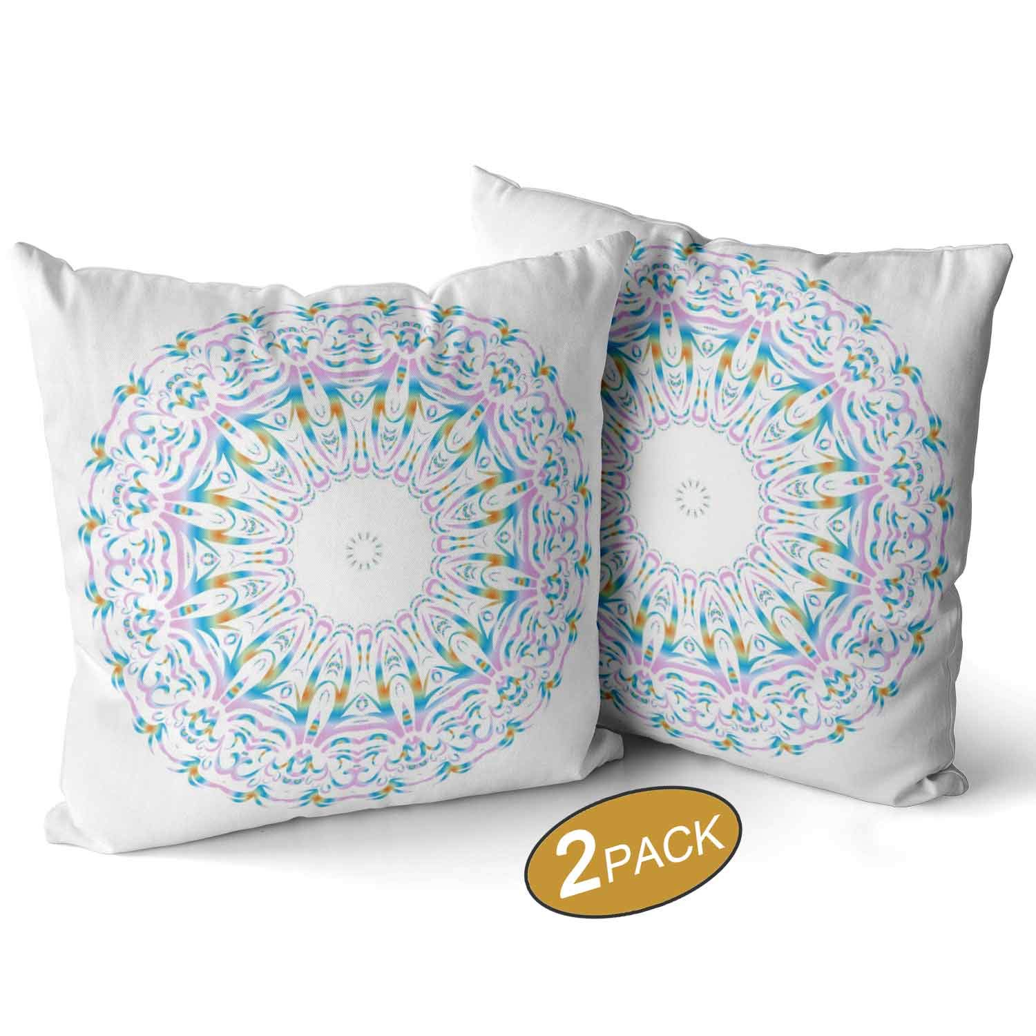 Amazon Com Nine City Flower Mandala Pillow Case Printable